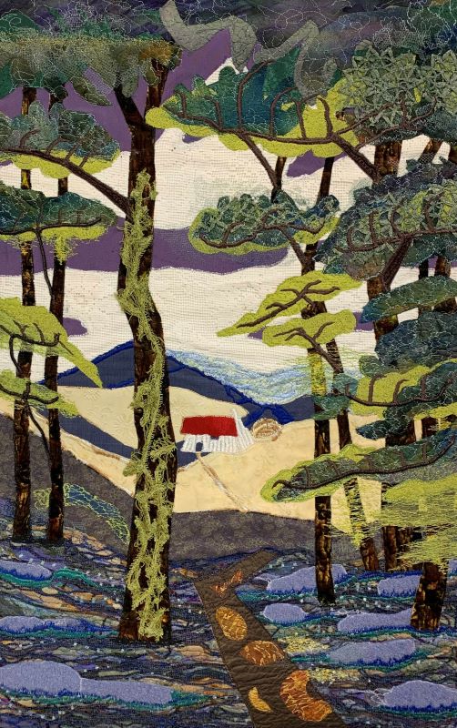 Lois McKenzie Blue-bell Wood quilt 2009