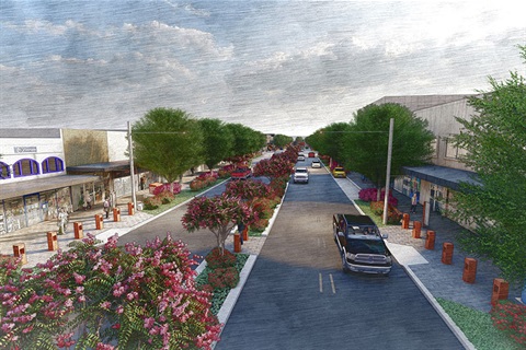 Concept design of the Monaro Street upgrade