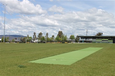 Synthetic cricket pitch at Duncan Fields