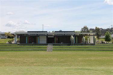 Rockley Oval - change rooms exterior